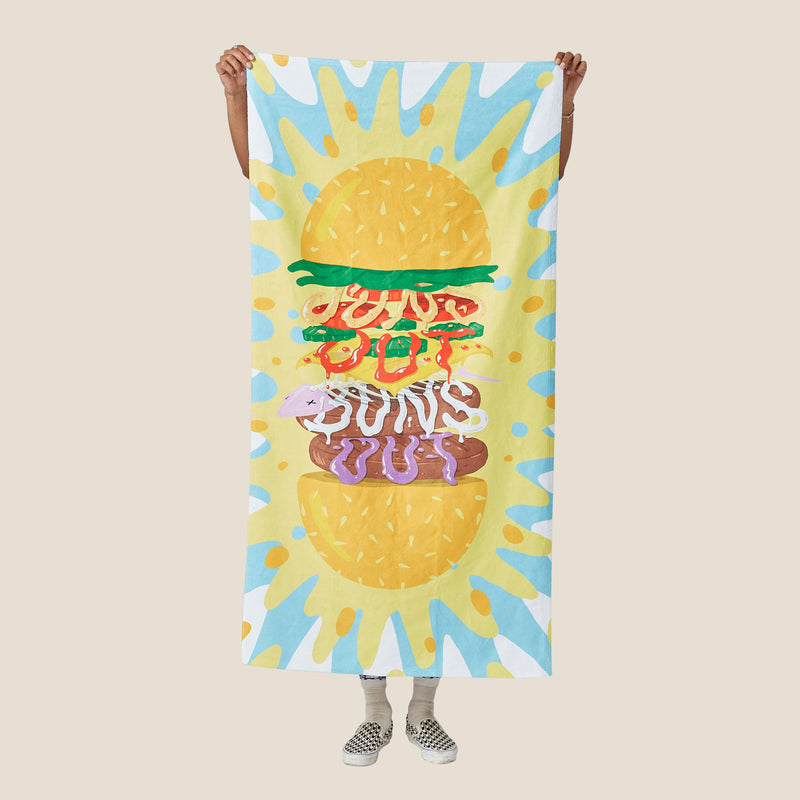 Suns Out Buns Out Towel