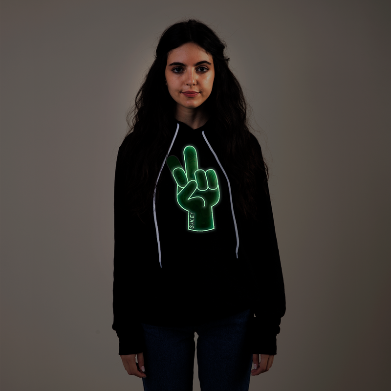 Positively Pissed Off Glow-In-The-Dark Hoodie